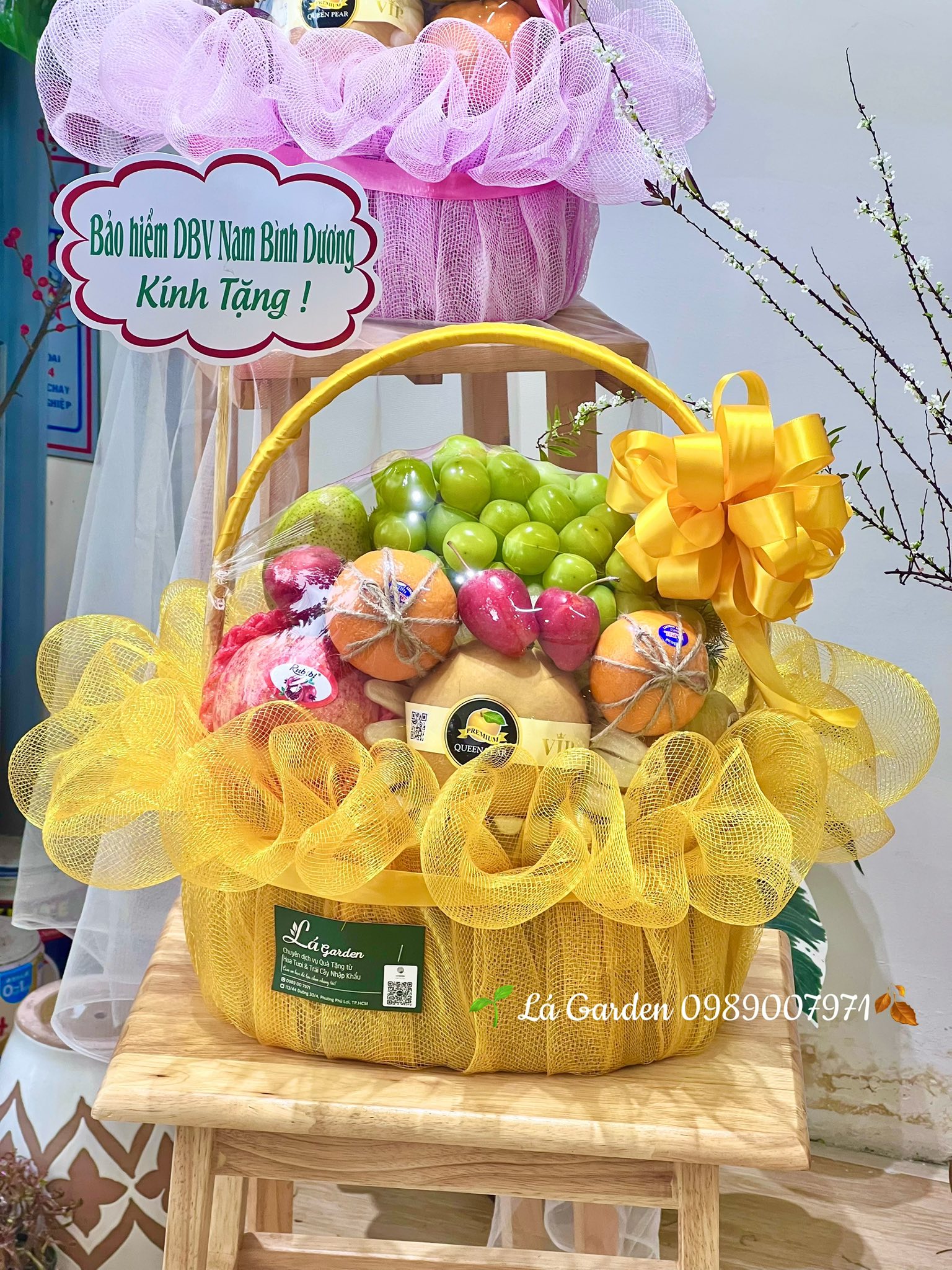 Giỏ trái cây chúc mừng