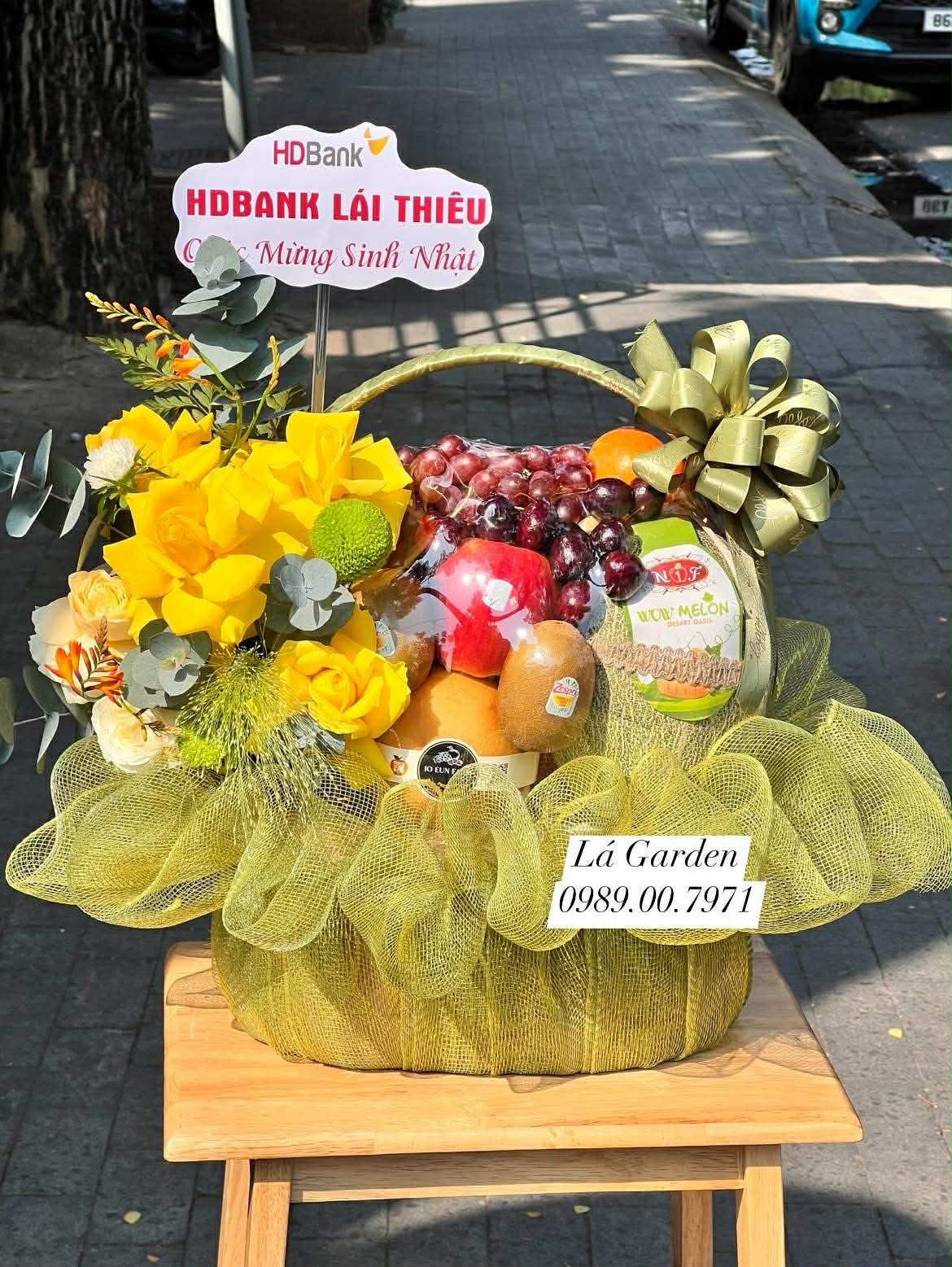 Giỏ trái cây chúc mừng